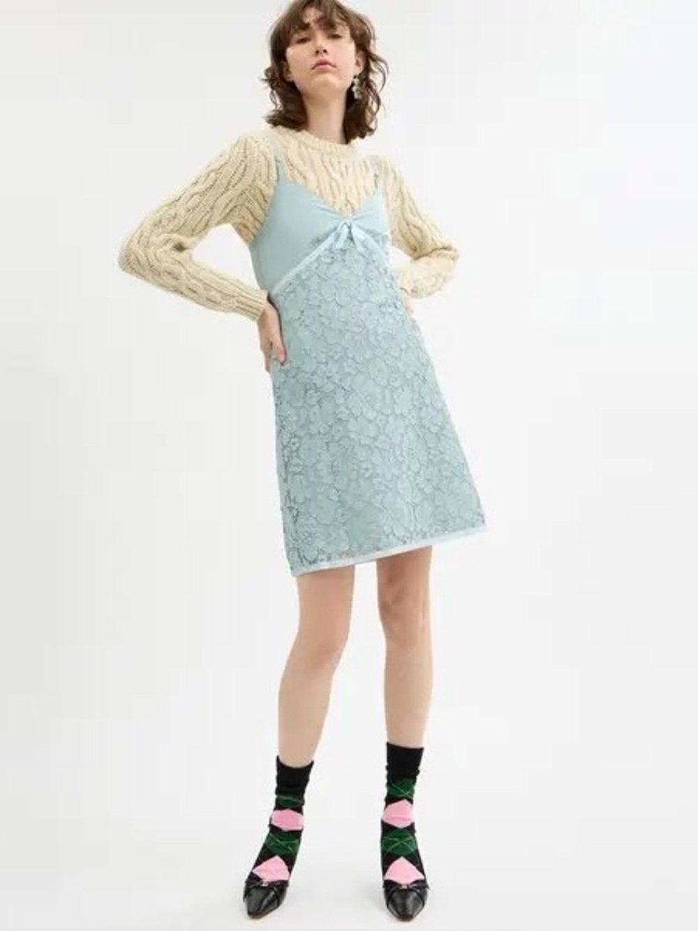 NWT Coach Slip Dress Blue Mini Shift Womens Size 0